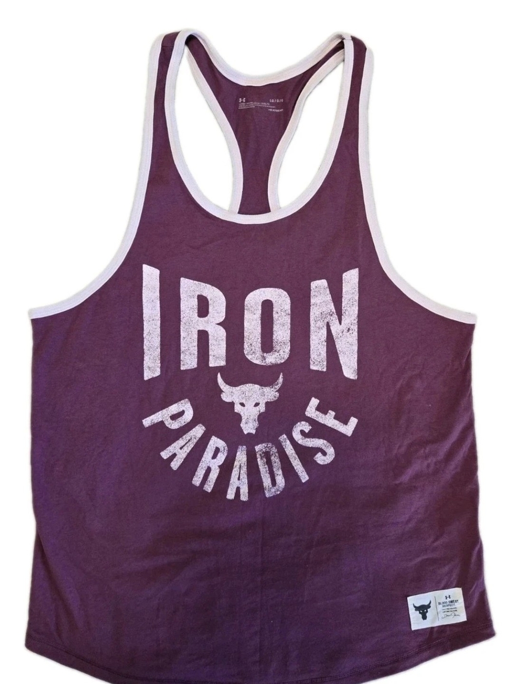 GUC Under Armour Project Rock Iron Paradise Tank Top (Men's L)